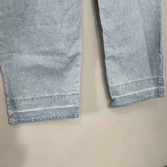 Levis Womens Y2K Style Mid Rise 94s Baggy Wide Leg Jeans Sz 29 Lightwash Skater - Picture 11 of 16